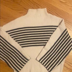 Urban Outfitter stripe mock neck sweater